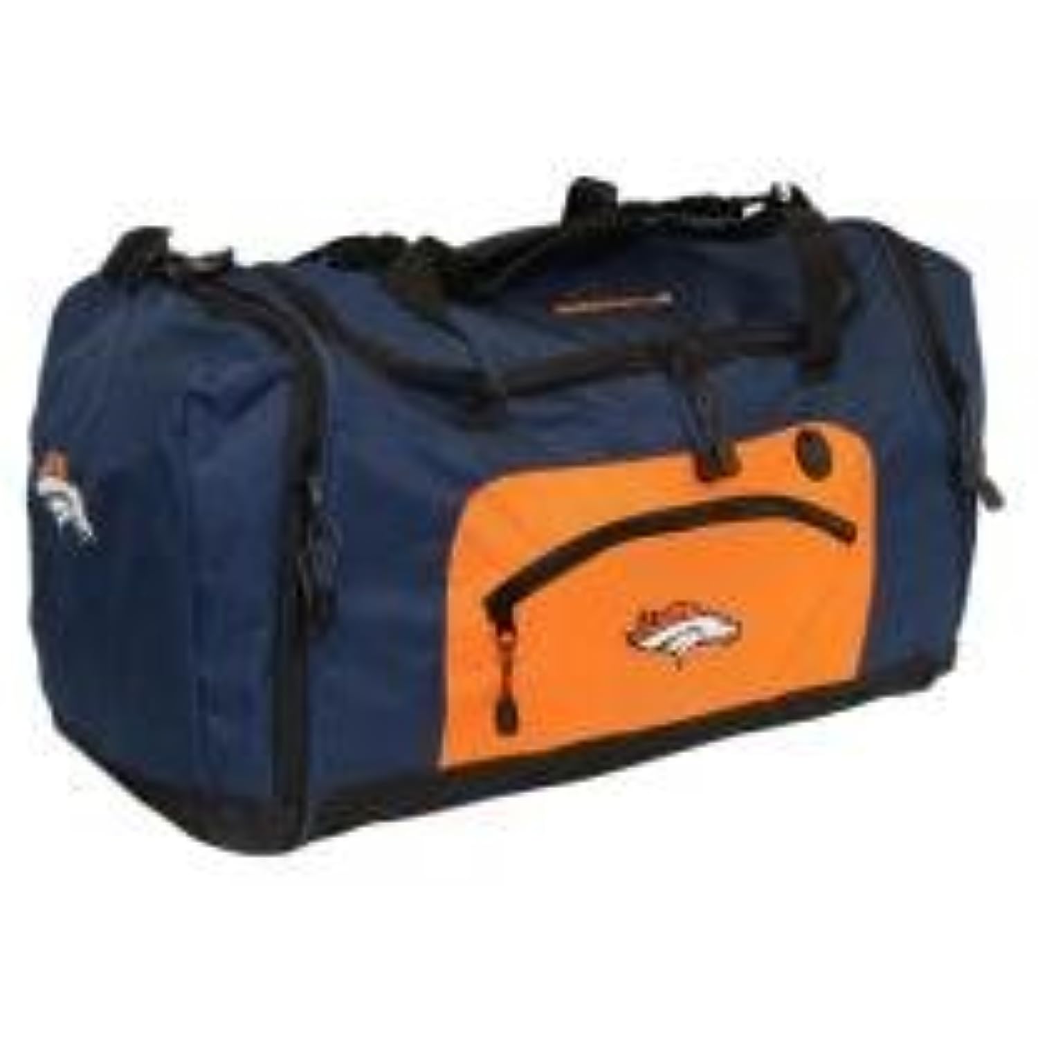 Denver Broncos NFL Orange Side Roadblock Duffle Gym Bag Luggage ~CecietCela