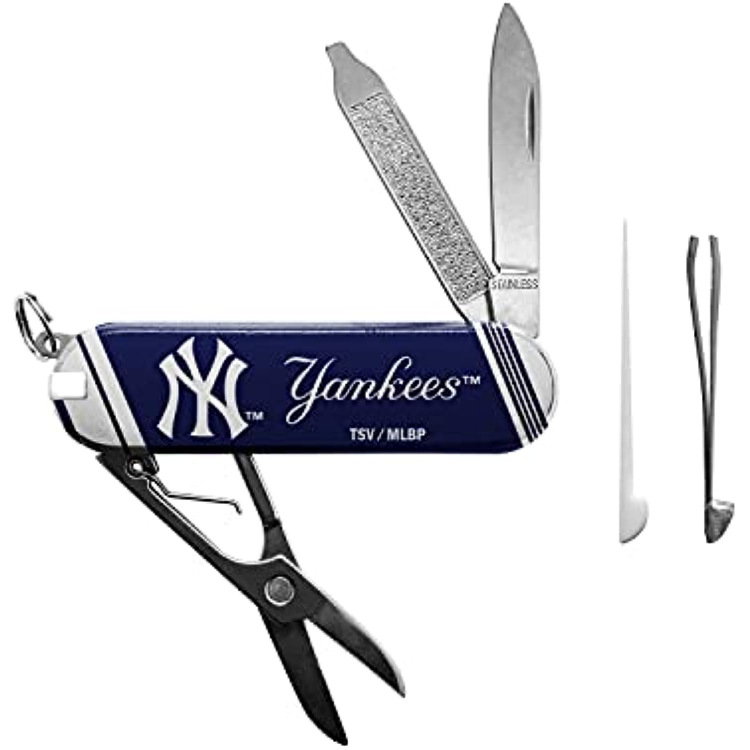 The Sports Vault SMMLB1901 New York Yankees Essential Pocket Multi-Tool, Team Color, One Size
