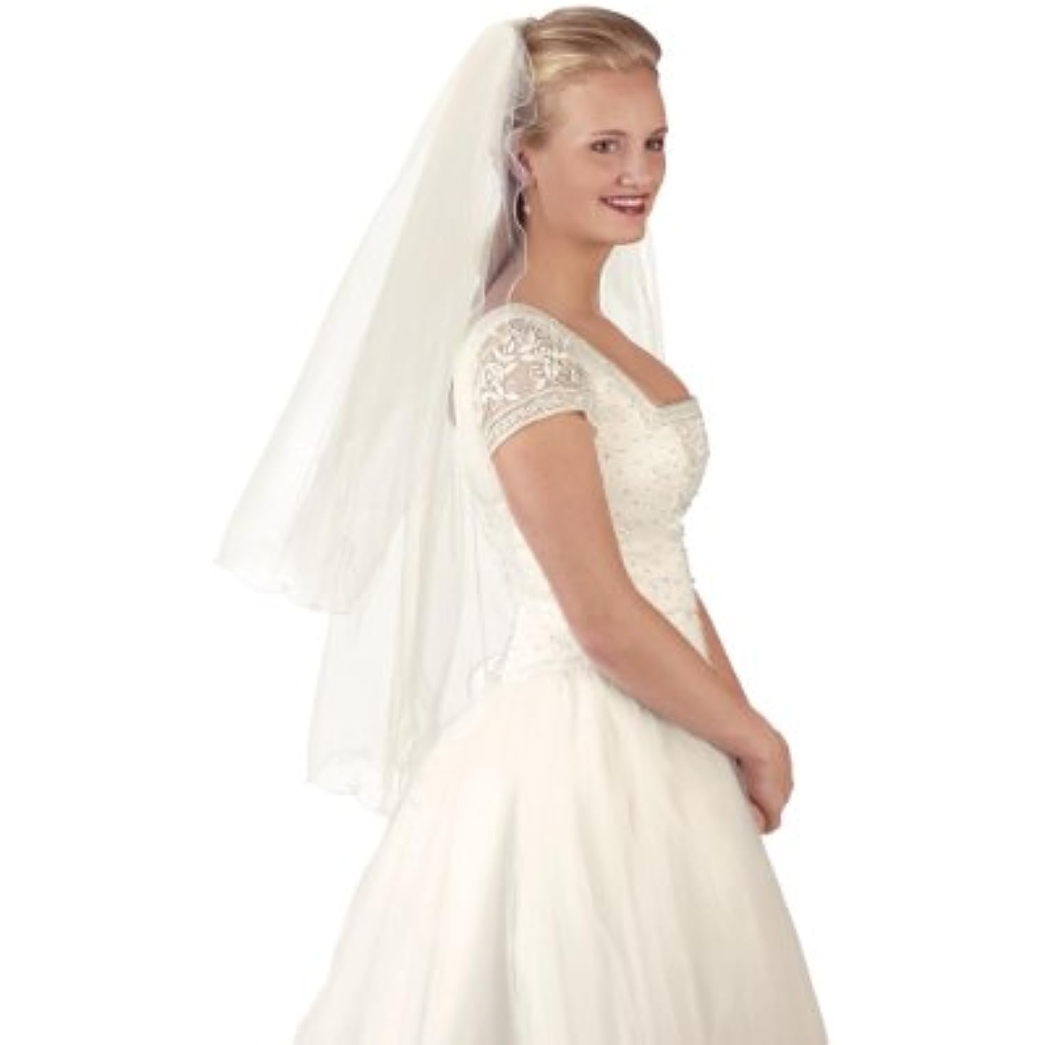 Wilton 120-034 Double Layer New Veil, Ivory