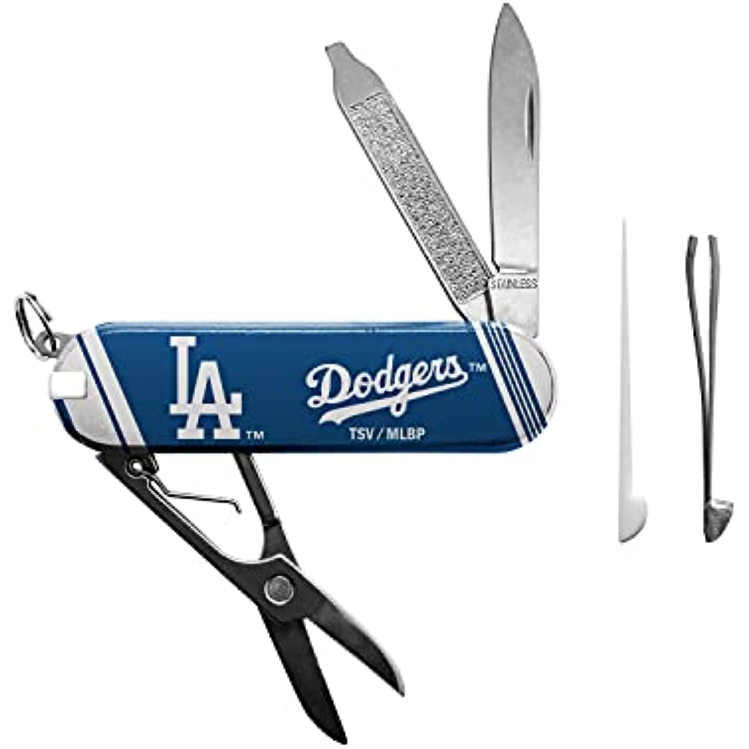 The Sports Vault Sports Vault SMMLB1401 Los Angeles Dodgers Essential Pocket Multi-Tool,Team Color,One Size