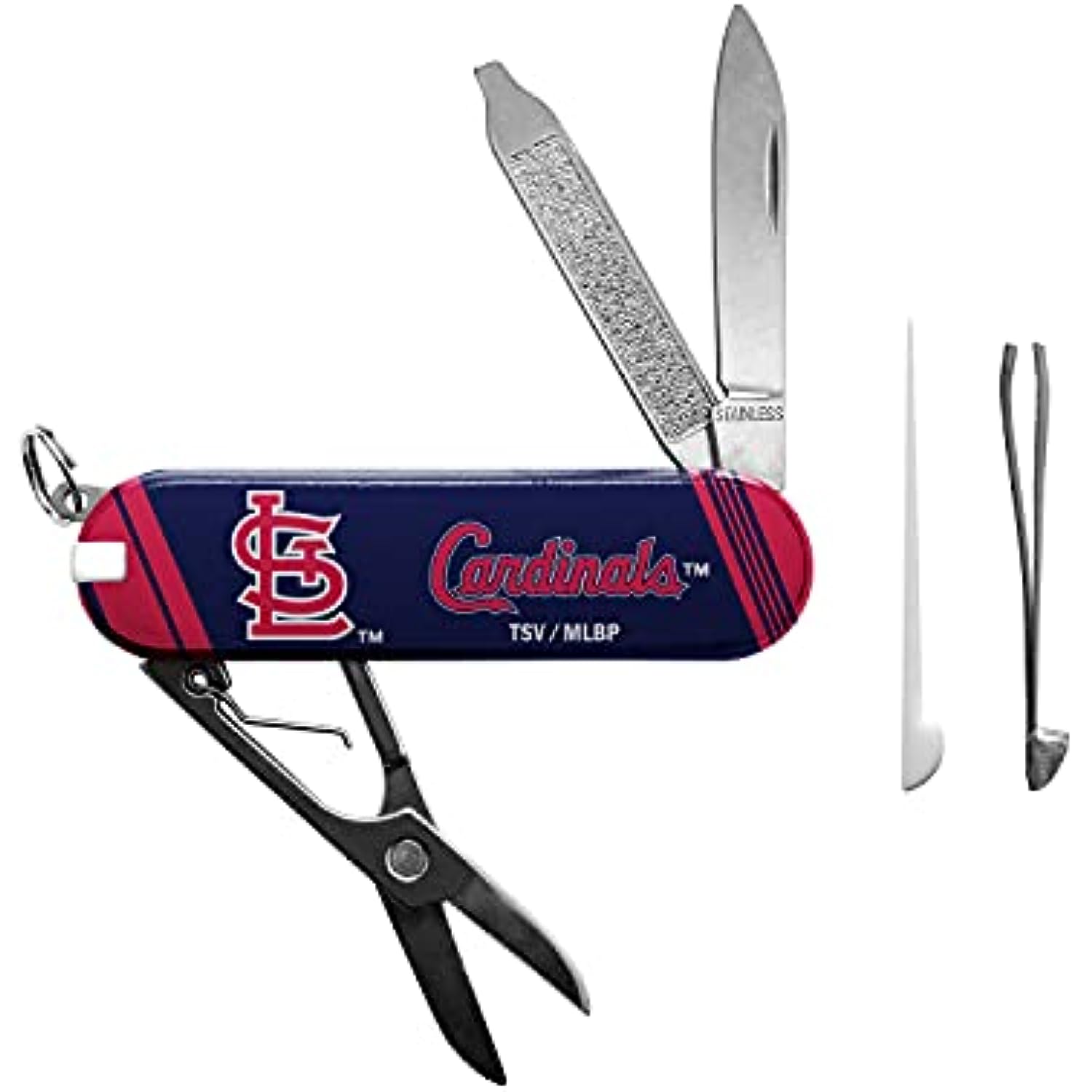 The Sports Vault SMMLB2601 St. Louis Cardinals Essential Pocket Multi-Tool, Team Color, One Size