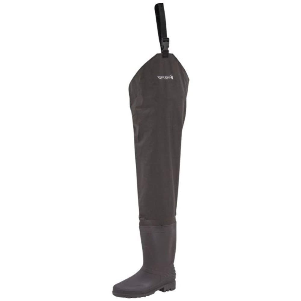 FROGG TOGGS Men's Rana II PVC Bootfoot Hip Wader, Cleated, 7