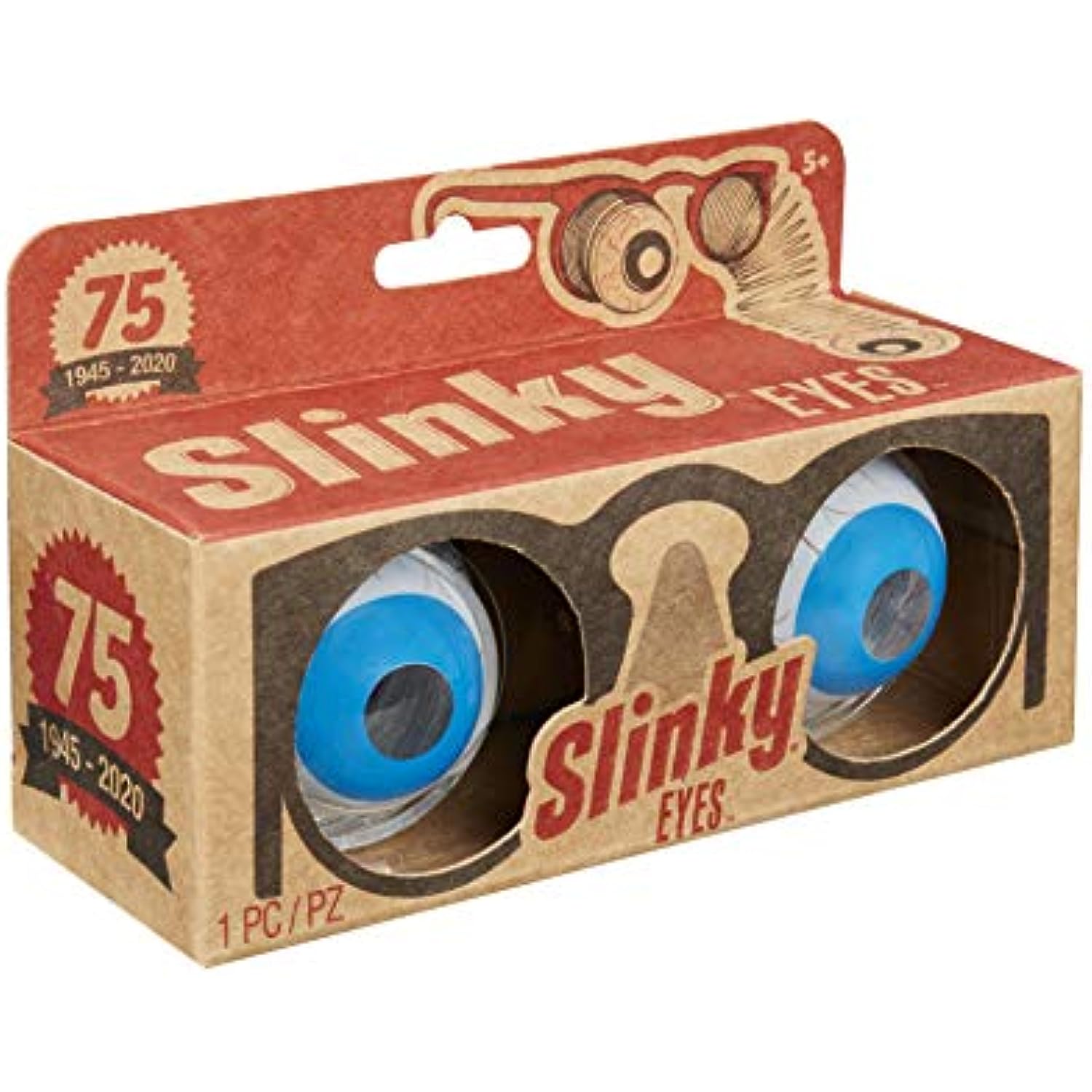 Slinky Brand Original Slinky Eyes in 75th Anniversary Retro Package