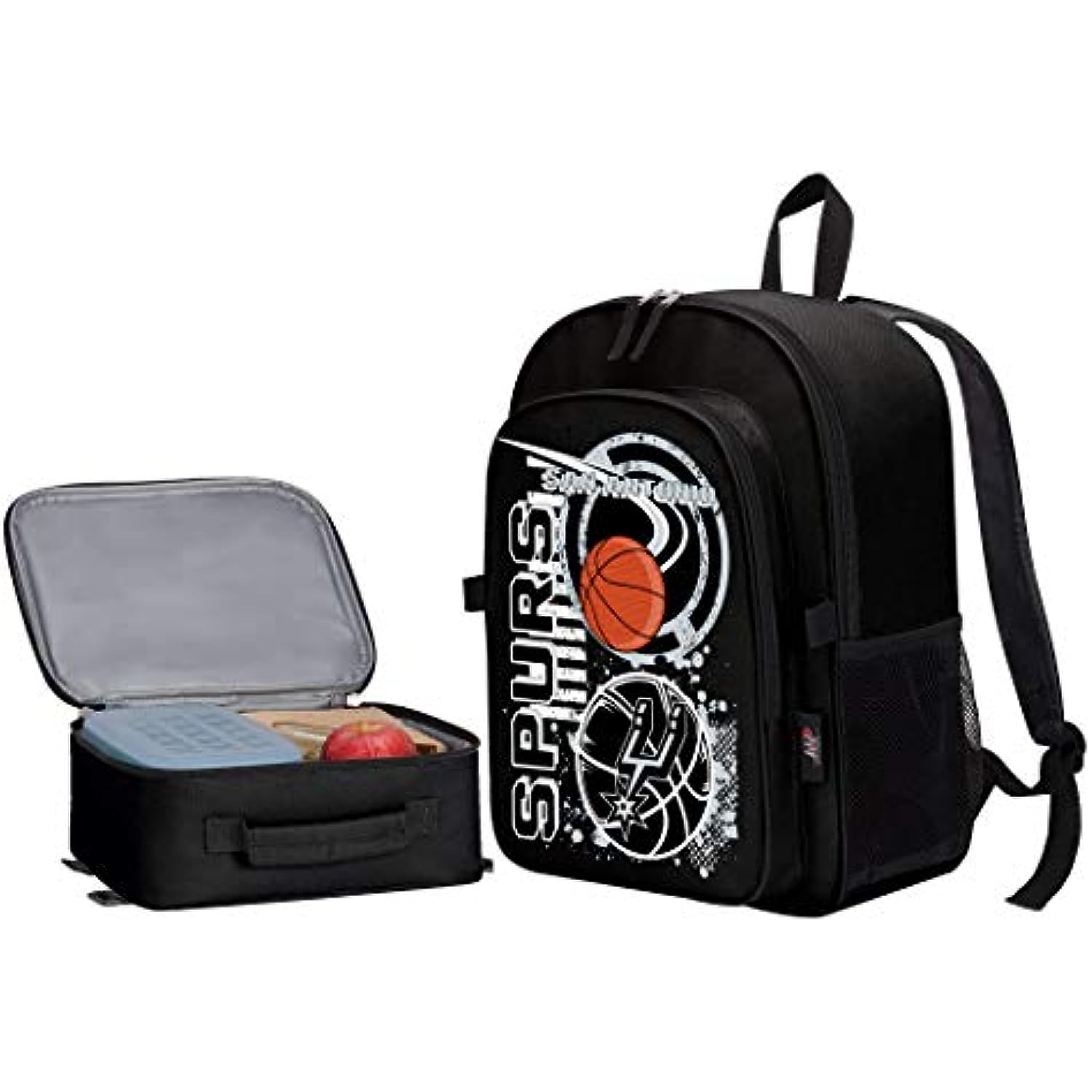 The Northwest Company NBA San Antonio Spurs Accelerator Backpack and Lunch Bag/Box Set