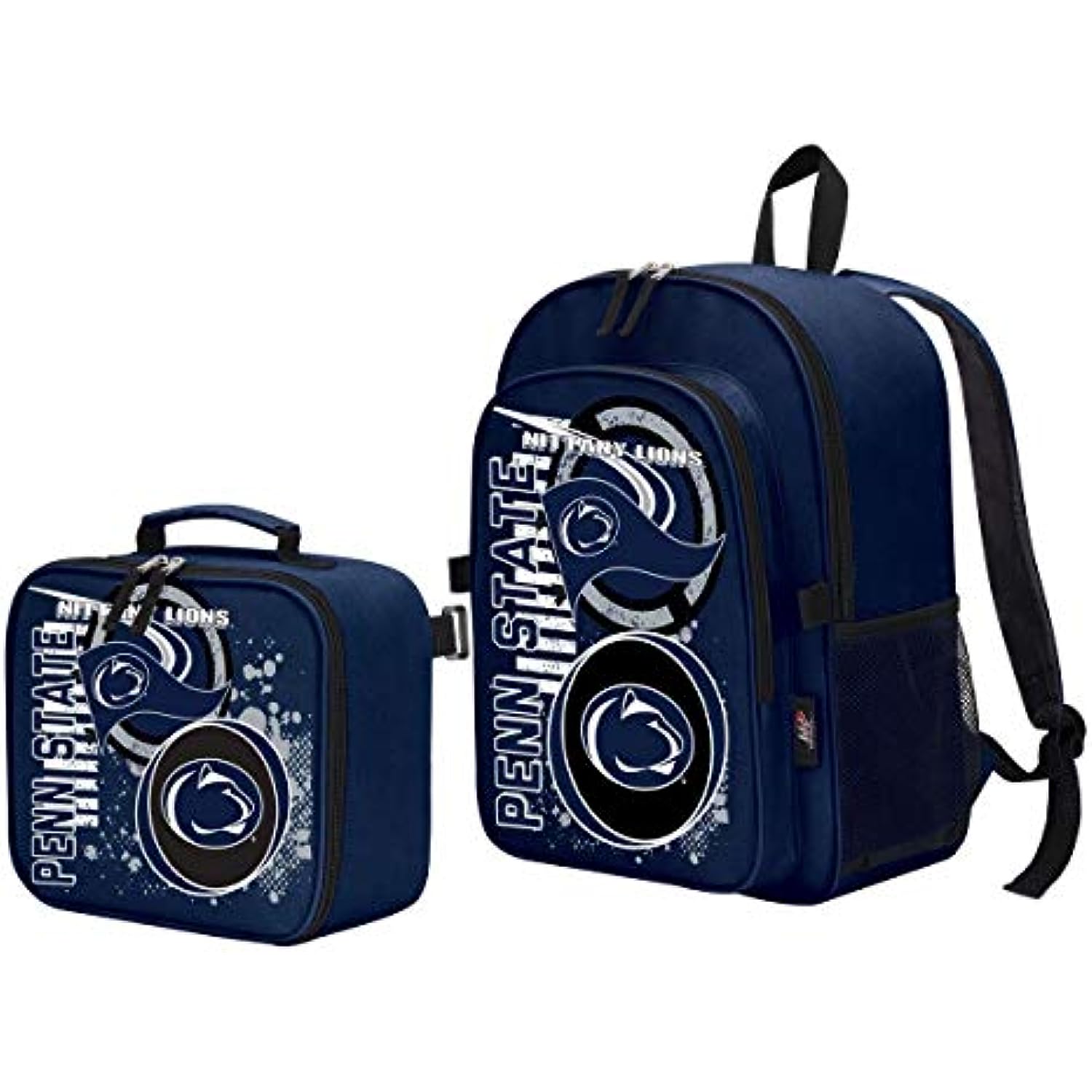Northwest Officially Licensed NCAA Accelerator Backpack and Lunch Bag Combo Kit, Set of 2 Pieces (Penn State Nittany Lions)