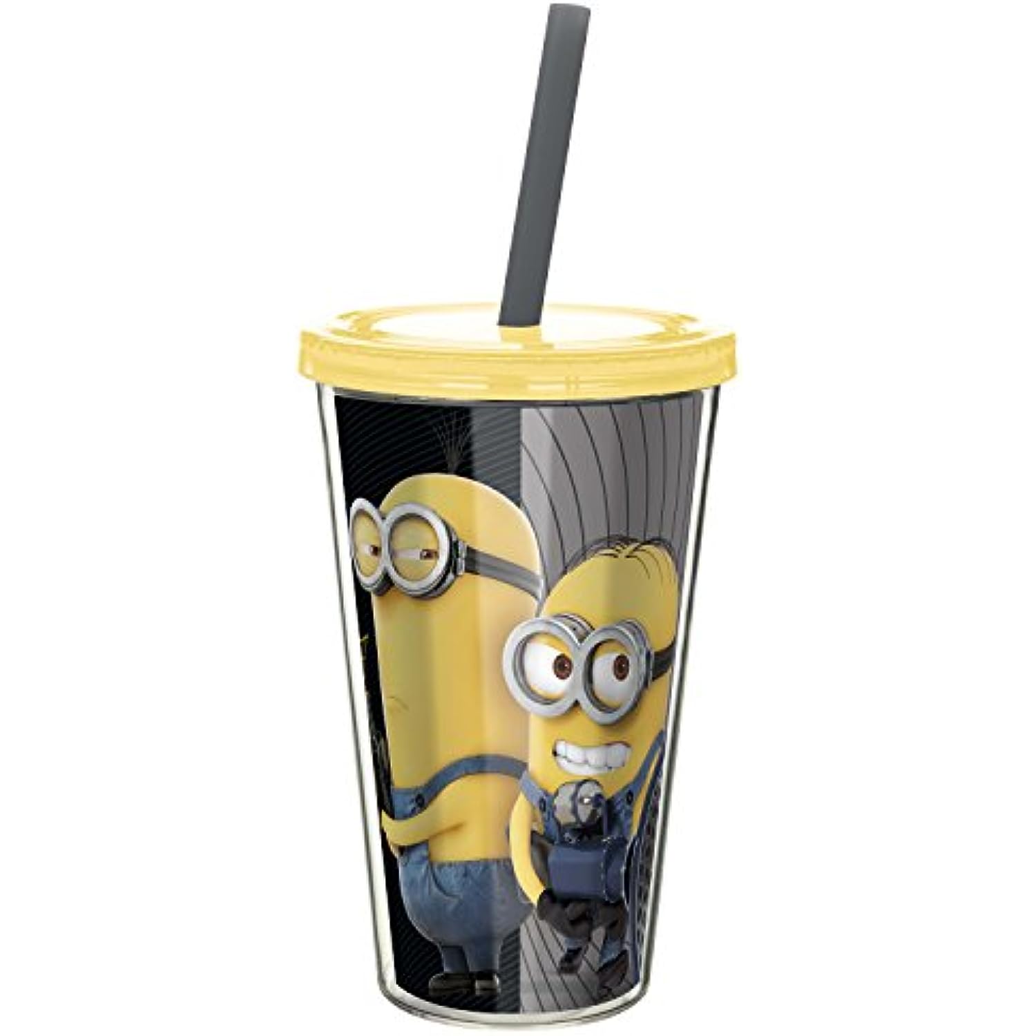 Zak Designs Despicable Me 3 17 oz. Insulated Tumbler with Lid, Kevin & Dave