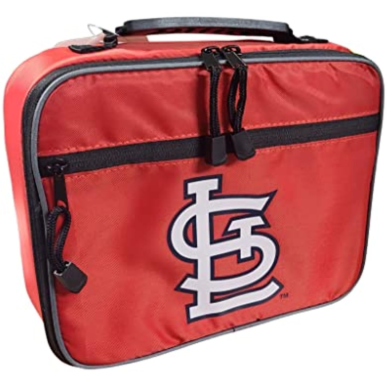 Officially Licensed MLB Cooltime Insulated Lunch Bag Kit with Removable Tray (St. Louis Cardinals)