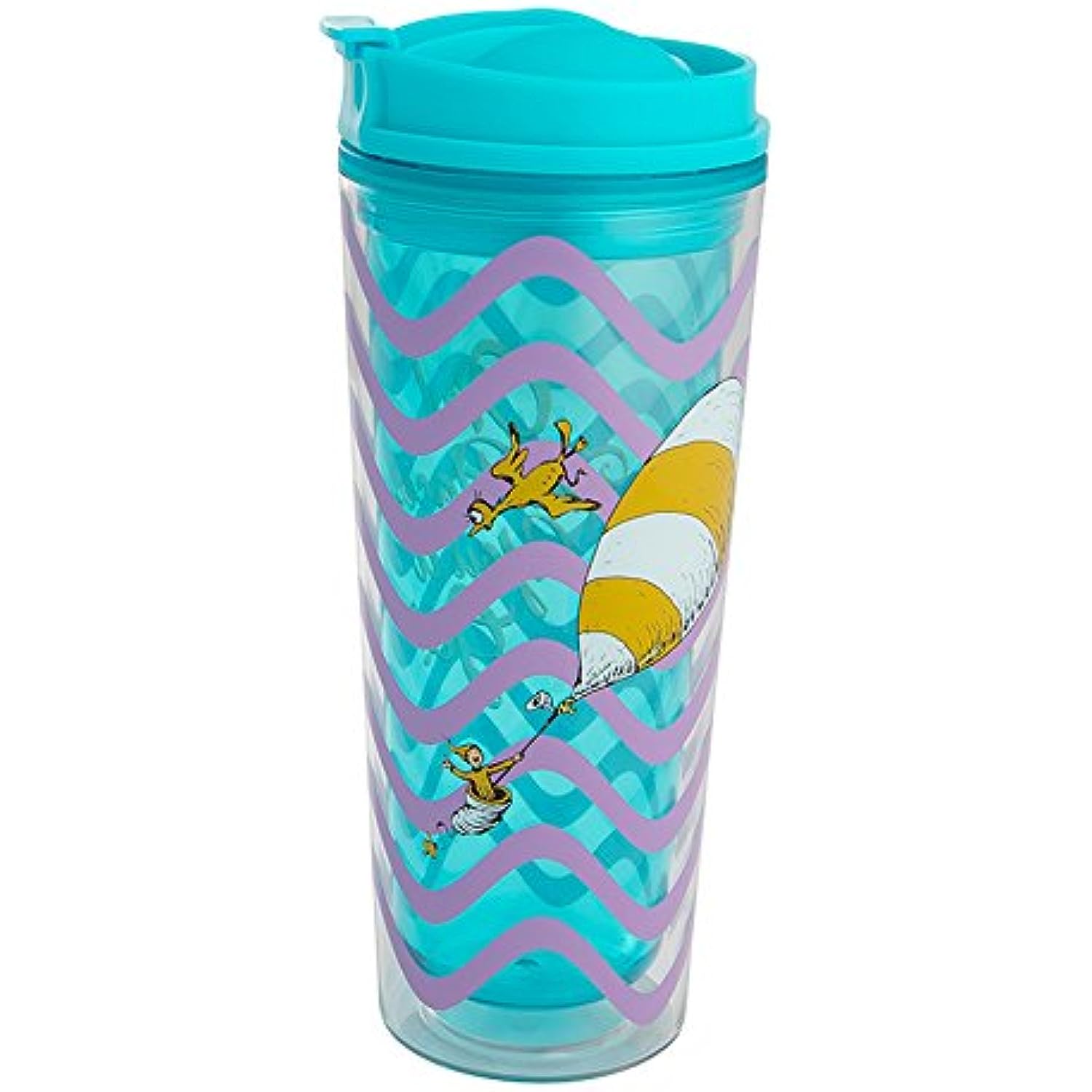 Dr. Seuss Oh the Places You'll Go 16 oz. Acrylic Tumbler, Blue and Purple