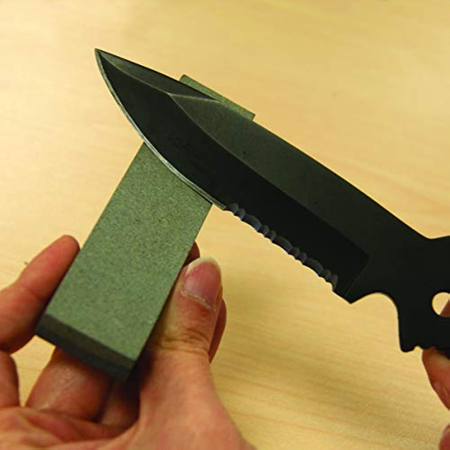 UST Sharpening Stone with Coarse and Fine Sides for Blades, Knives and Tools While Camping, Hiking, Backpacking, Hunting, Emergency and Outdoor Survival