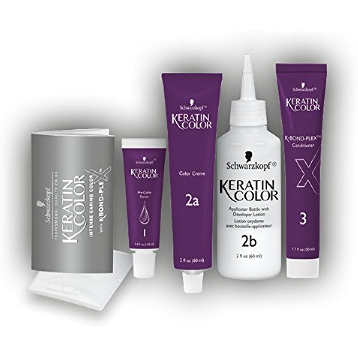 Schwarzkopf Keratin Color Anti-Age Hair Color Cream, 4.7 Bordeaux Red (Packaging May Vary)