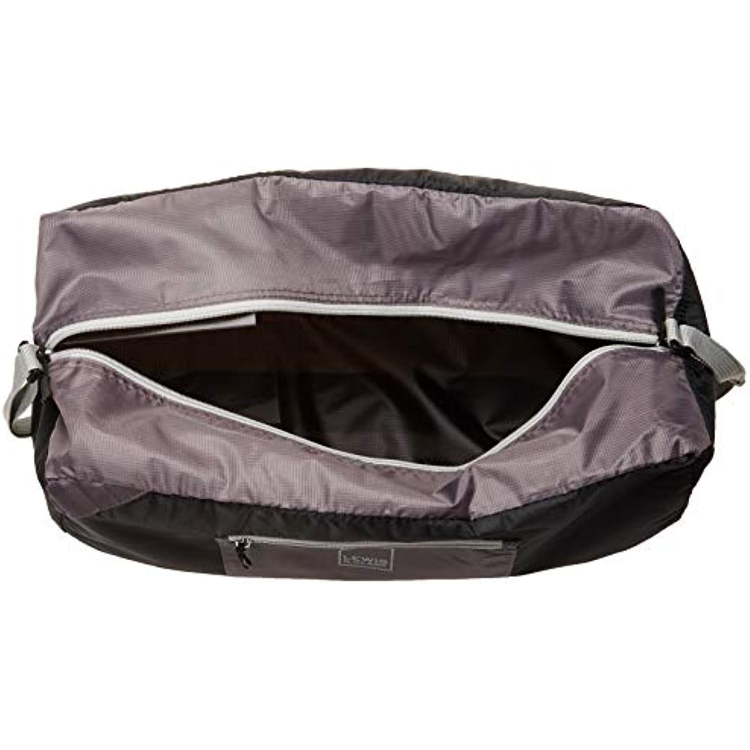 Lewis N. Clark 18� Packable Duffel with Neoprene Zip Pouch, Black/Gray, One Size