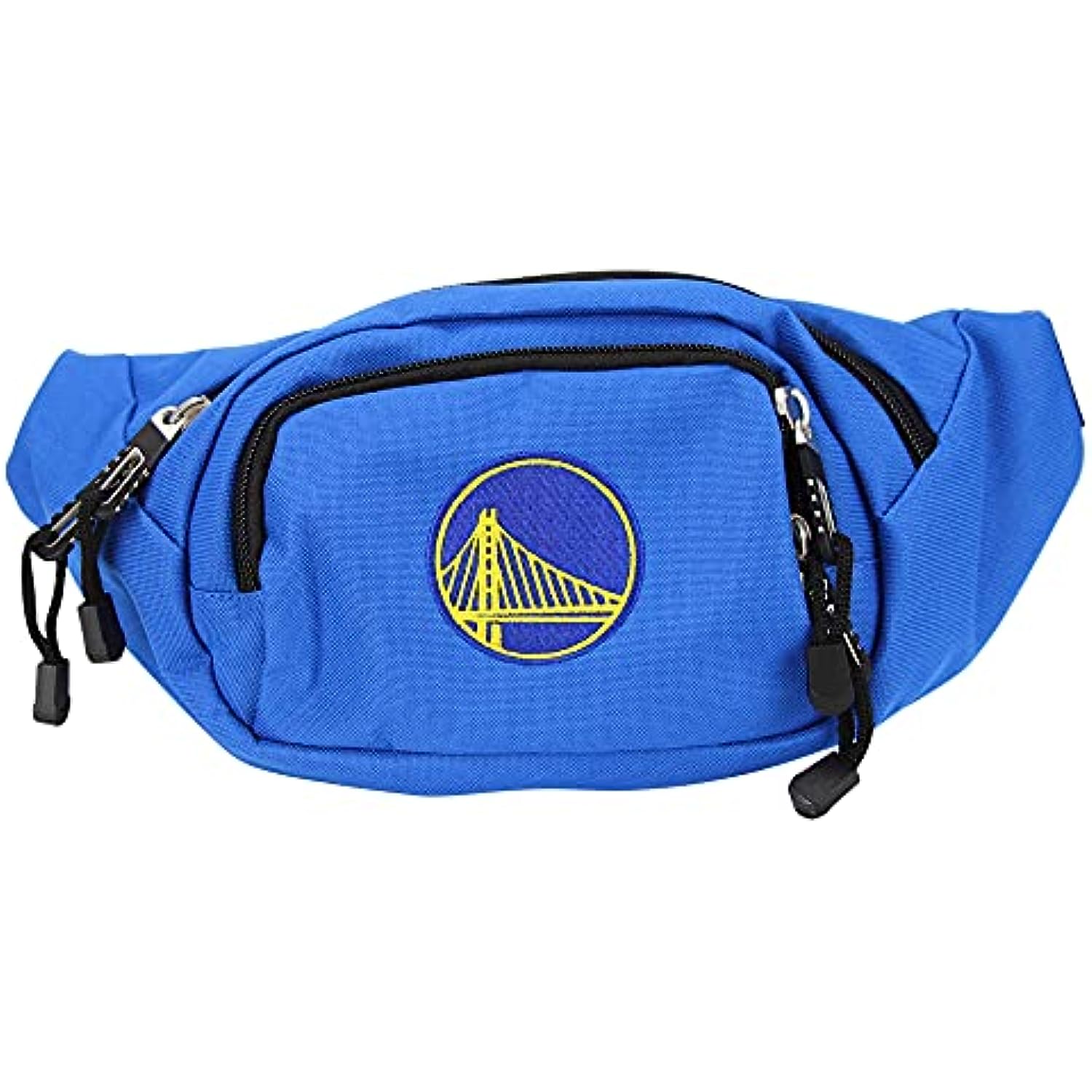 The Northwest Company NBA Cross-Country Golden State Warriors Waist Pack, Black, 13" x 5" x 5"