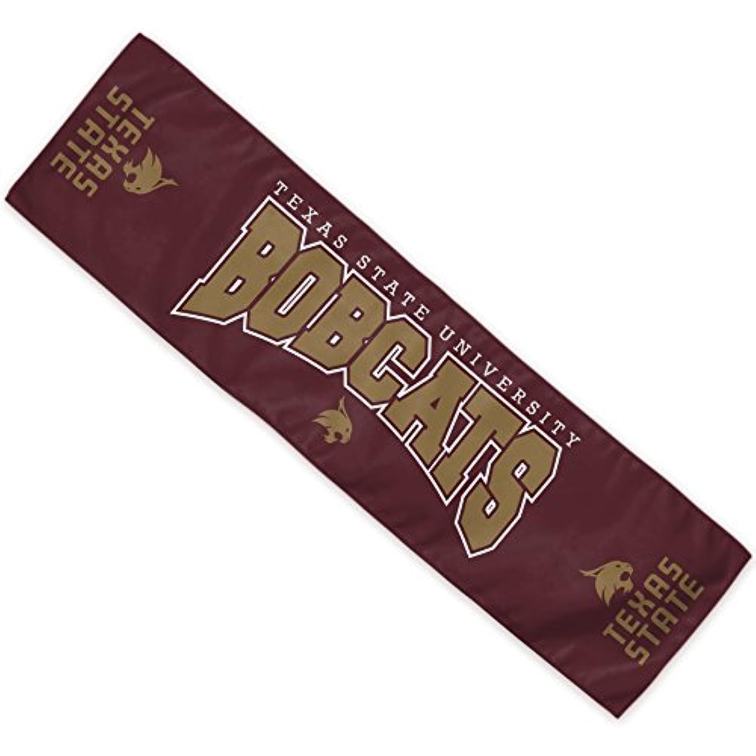 NCAA Texas State Bobcats Cooling Towel, 8 x 30-Inch