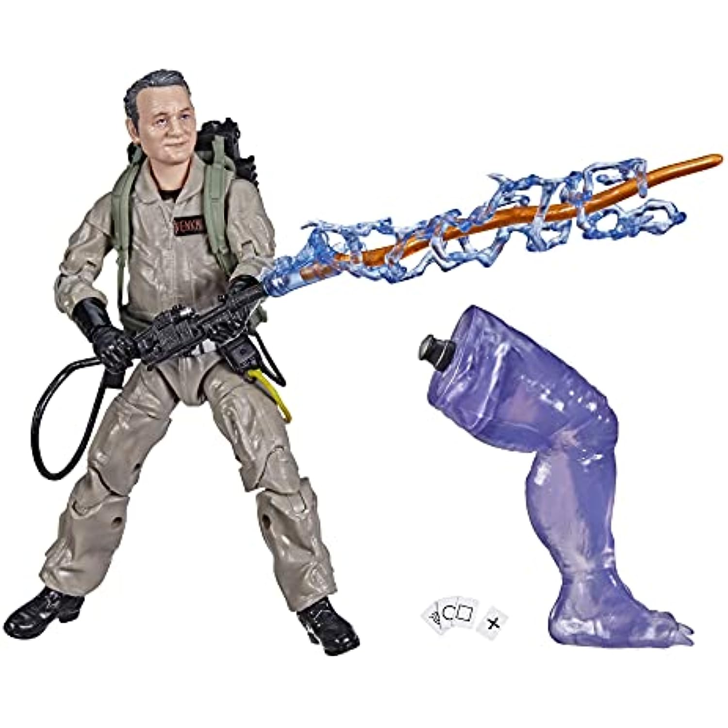 Ghostbusters Hasbro Plasma Series Peter Venkman Toy 6-Inch-Scale Collectible Afterlife Figure with Accessories, Kids Ages 4 and Up (F1329)