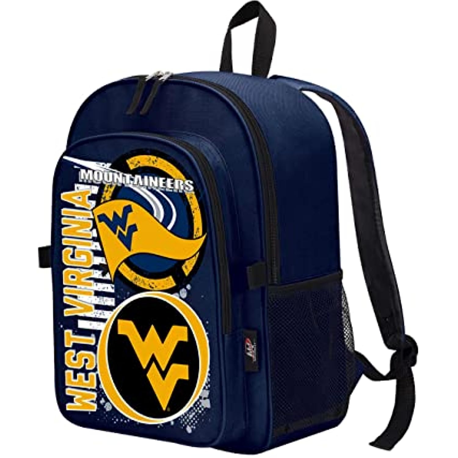 Northwest Officially Licensed NCAA Accelerator Backpack and Lunch Bag Combo Kit, Set of 2 Pieces (West Virginia Mountaineers)