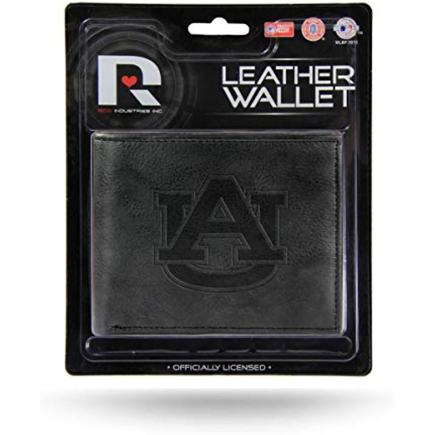 Rico Industries Auburn Black Leather/Manmade Billfold