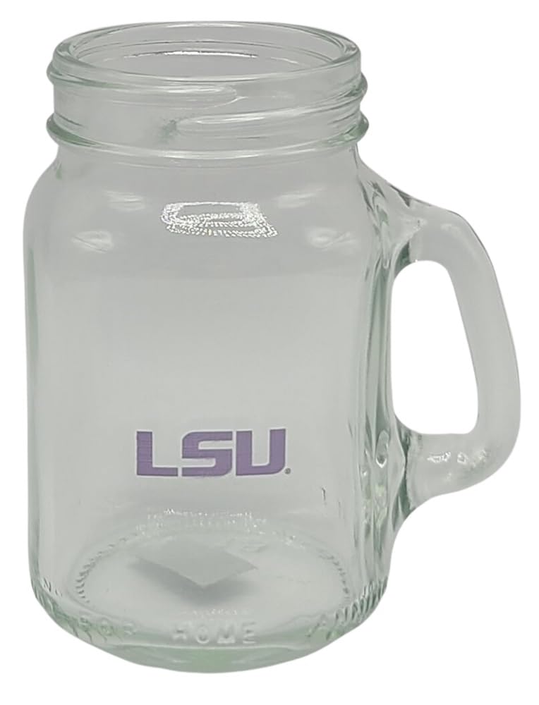 Boelter Brands Licensed MLB 4oz Mini Mason Jar/Shot Glass (LSU Tigers)