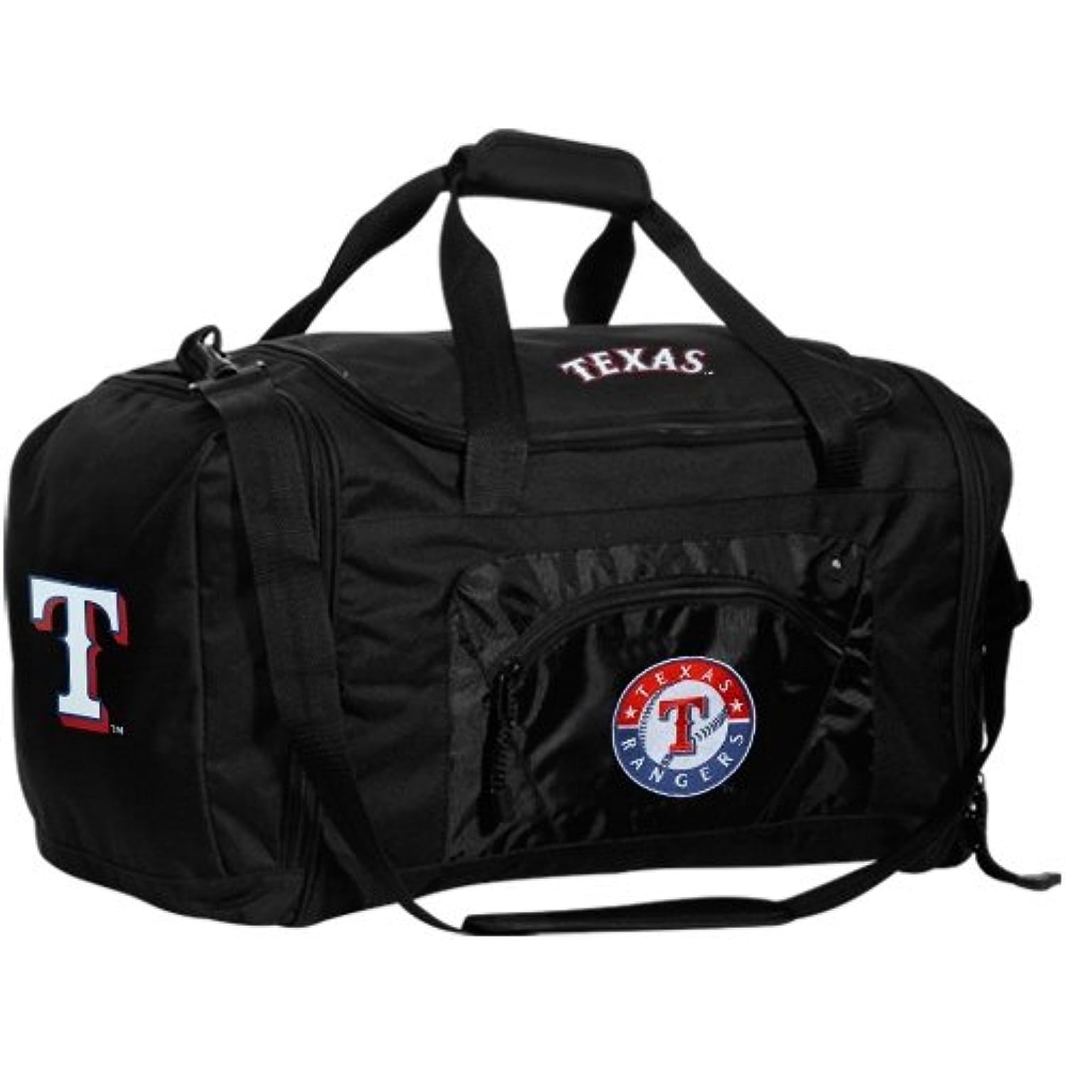 MLB Texas Rangers Roadblock Duffel Bag, Black