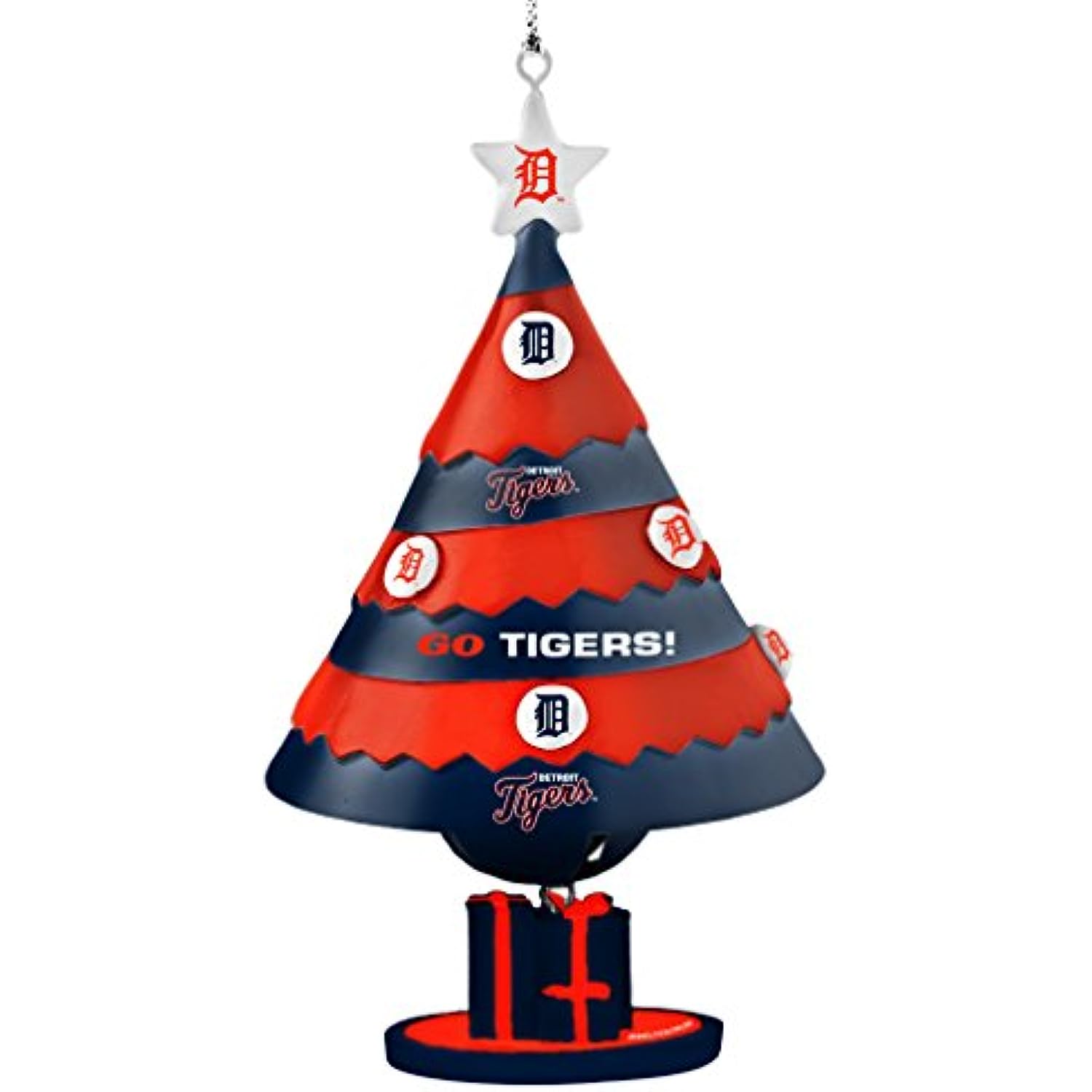 MLB Detroit Tigers Tree Bell Ornament