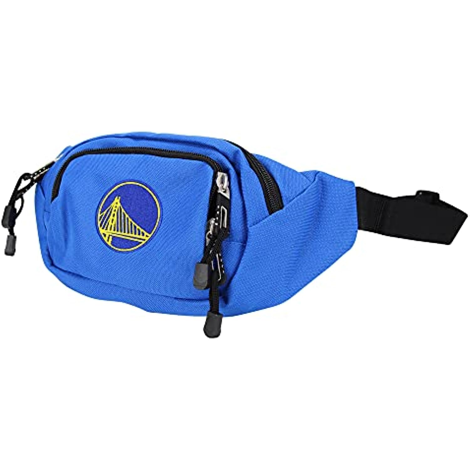 The Northwest Company NBA Cross-Country Golden State Warriors Waist Pack, Black, 13" x 5" x 5"
