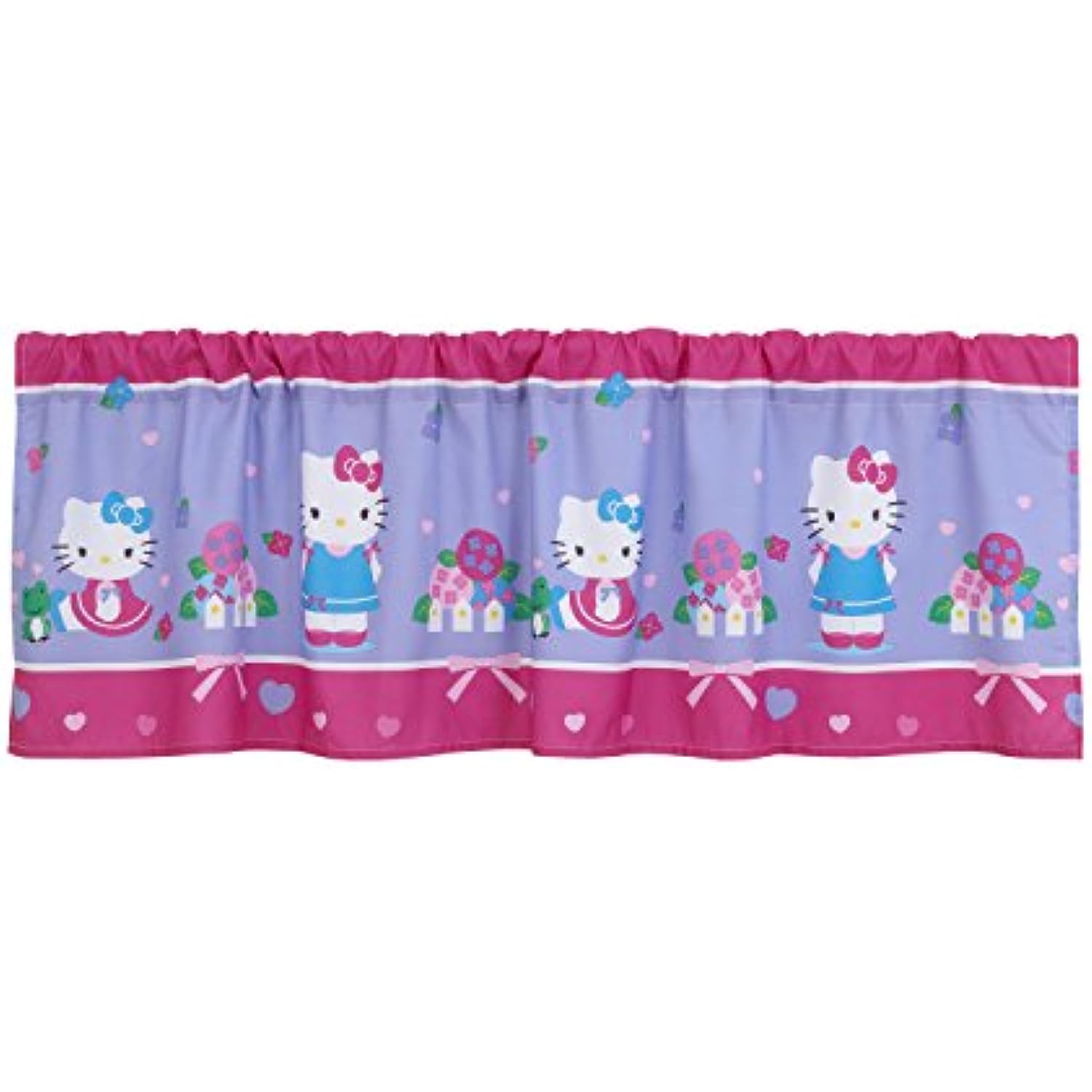 Sanrio Hello Kitty Springtime Friends Window Valance, Pink