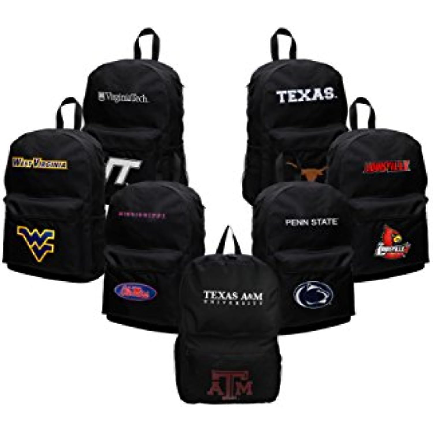 Concept One Accessories NCAA Officially Licensed Sprint Black Backpack (Penn State Nittany Lions)