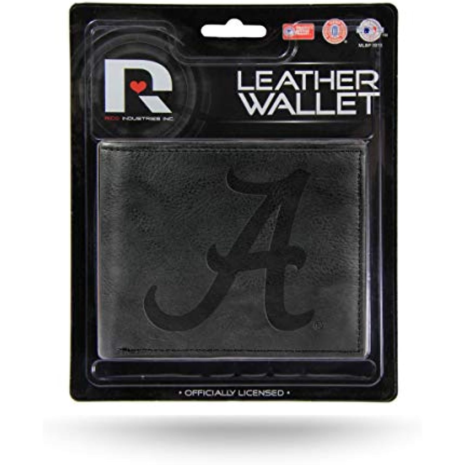 Rico Industries Alabama Black Leather/Manmade Billfold