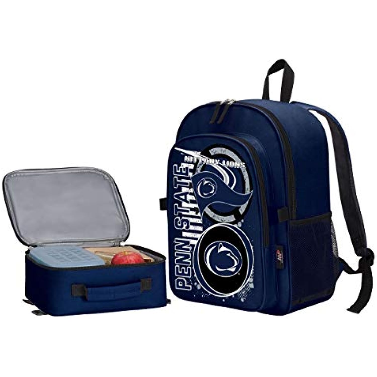 Northwest Officially Licensed NCAA Accelerator Backpack and Lunch Bag Combo Kit, Set of 2 Pieces (Penn State Nittany Lions)