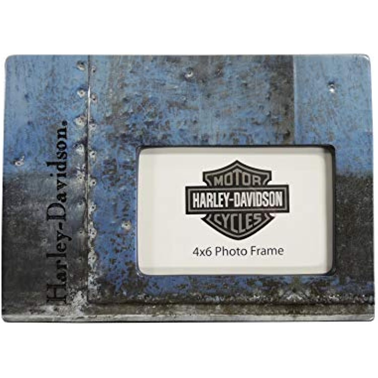 Harley-Davidson Metal Frame (Blue)