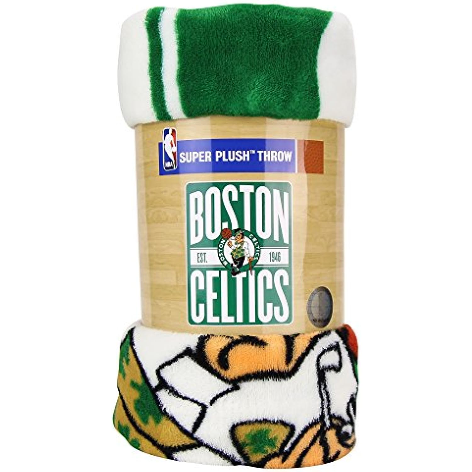 NBA Clear Out Super Soft Plush Throw Blanket (Boston Celtics)