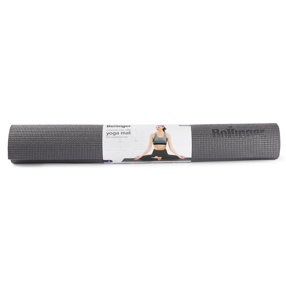 Bollinger Classic No-Slip Yoga Mat, Grey