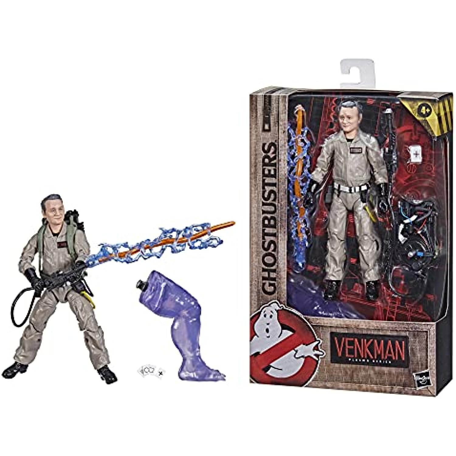 Ghostbusters Hasbro Plasma Series Peter Venkman Toy 6-Inch-Scale Collectible Afterlife Figure with Accessories, Kids Ages 4 and Up (F1329)