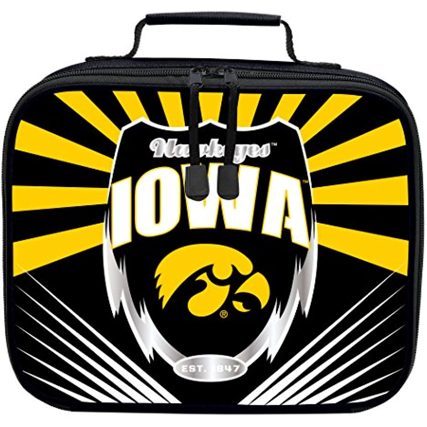 Iowa Hawkeyes "Lightning" Kids Lunch Kit, 10" x 8.5" x 3"