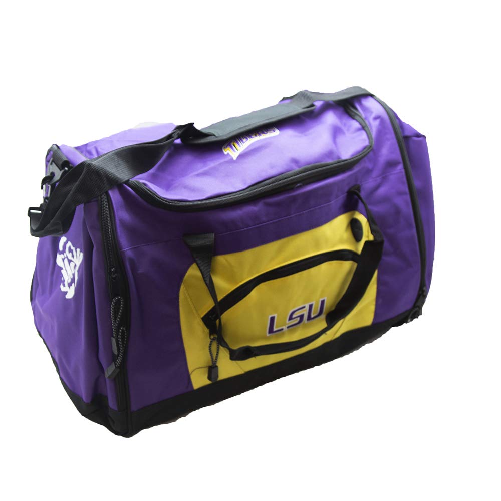 Officially Licensed NCAA LSU Tigers Roadblock Duffel Bag