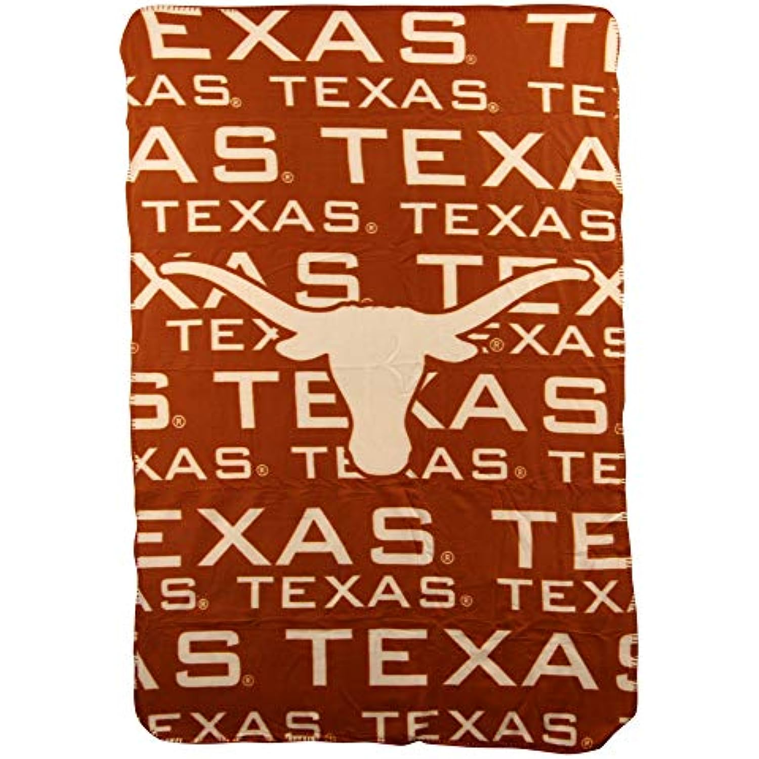 Northwest NCAA Collegiate Team Logo Fleece Throw Blanket 40" x 60" (Texas Longhorns)