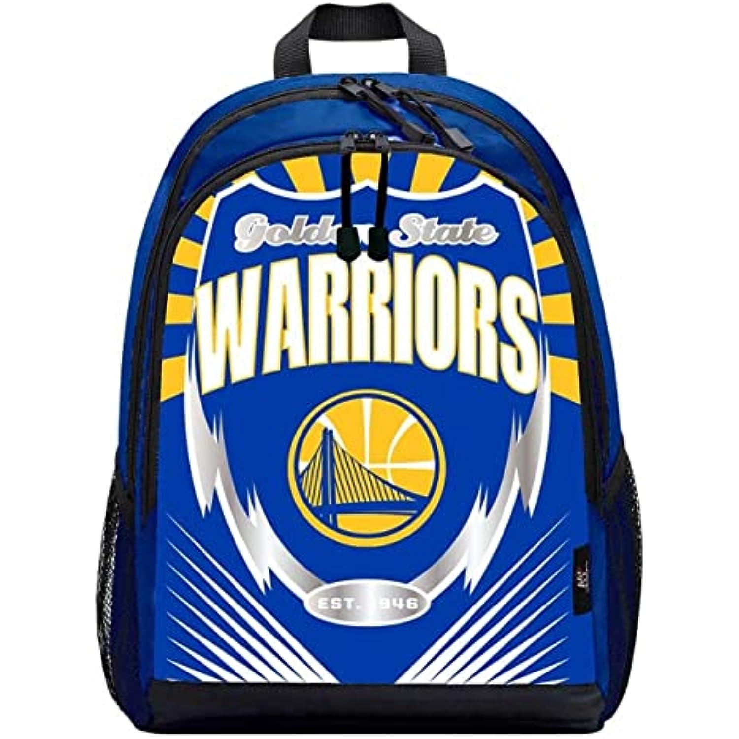 Northwest Officially Licensed NBA Lightning Backpack (Golden State Warriors)