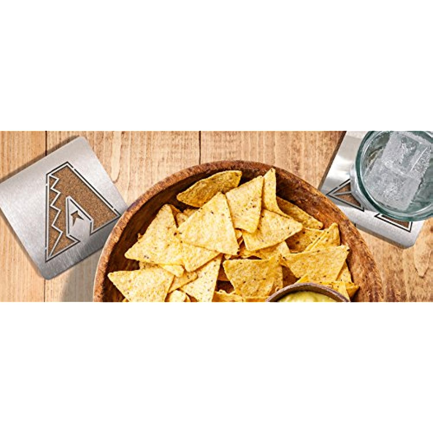 MLB Arizona Diamondbacks Boasters, Heavy Duty Stainless Steel Coasters, Set of 4