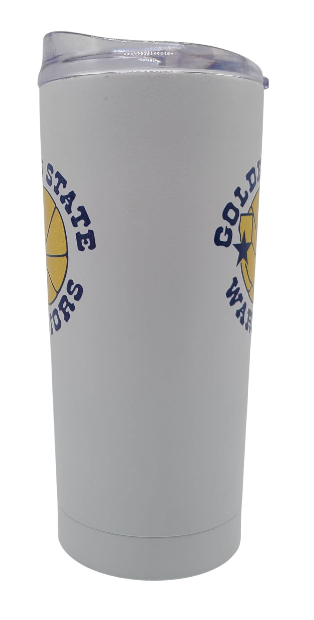 Boelter Brands Licensed NBA Vintage Logo Stainless Steel Double Wall Vacuum Insulated Ultra 20 oz Travel Tumbler (Golden State Warriors)