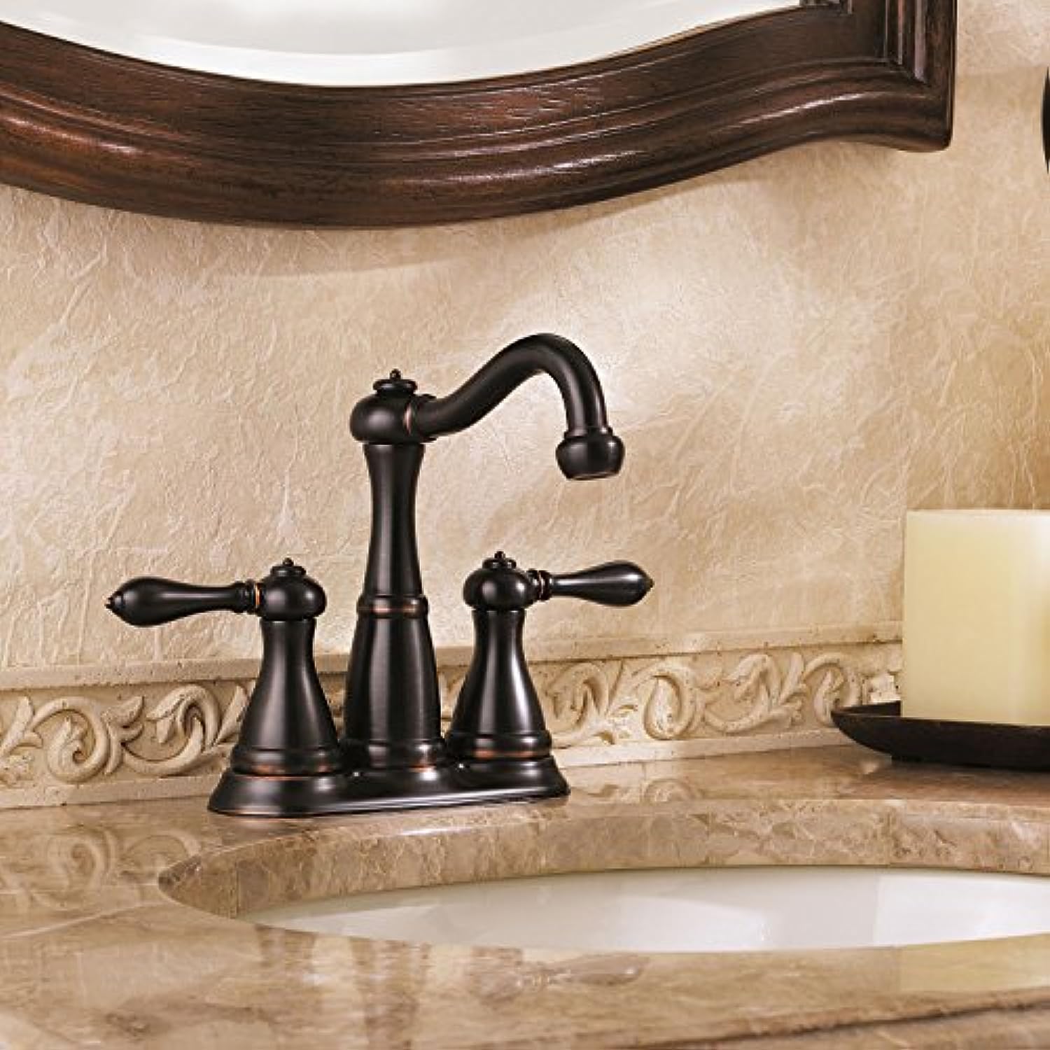 Pfister LG46M0BY Marielle 2-Handle Mini-Widespread Bathroom Faucet in Tuscan Bronze