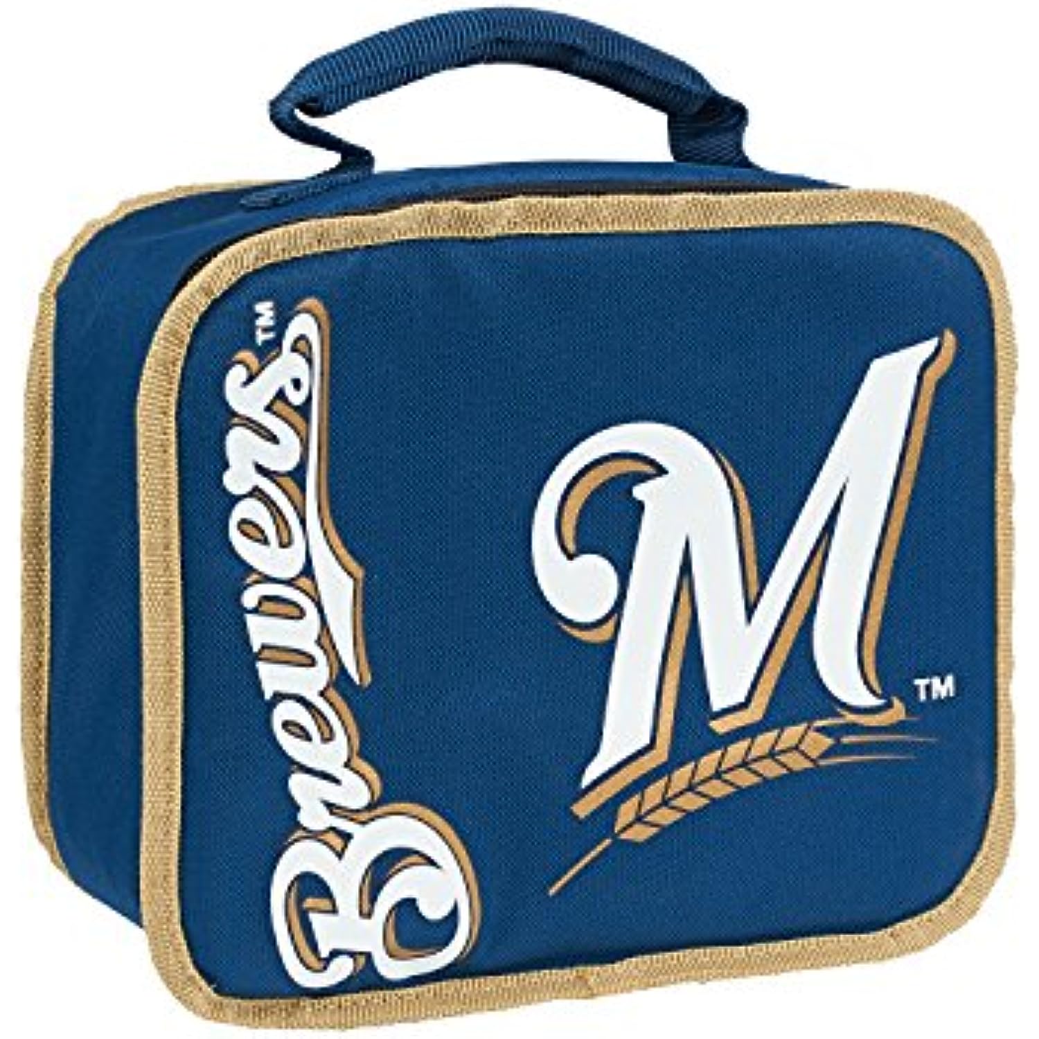 MLB Milwaukee Brewers Sacked Lunchbox, 10.5-Inch, Royal