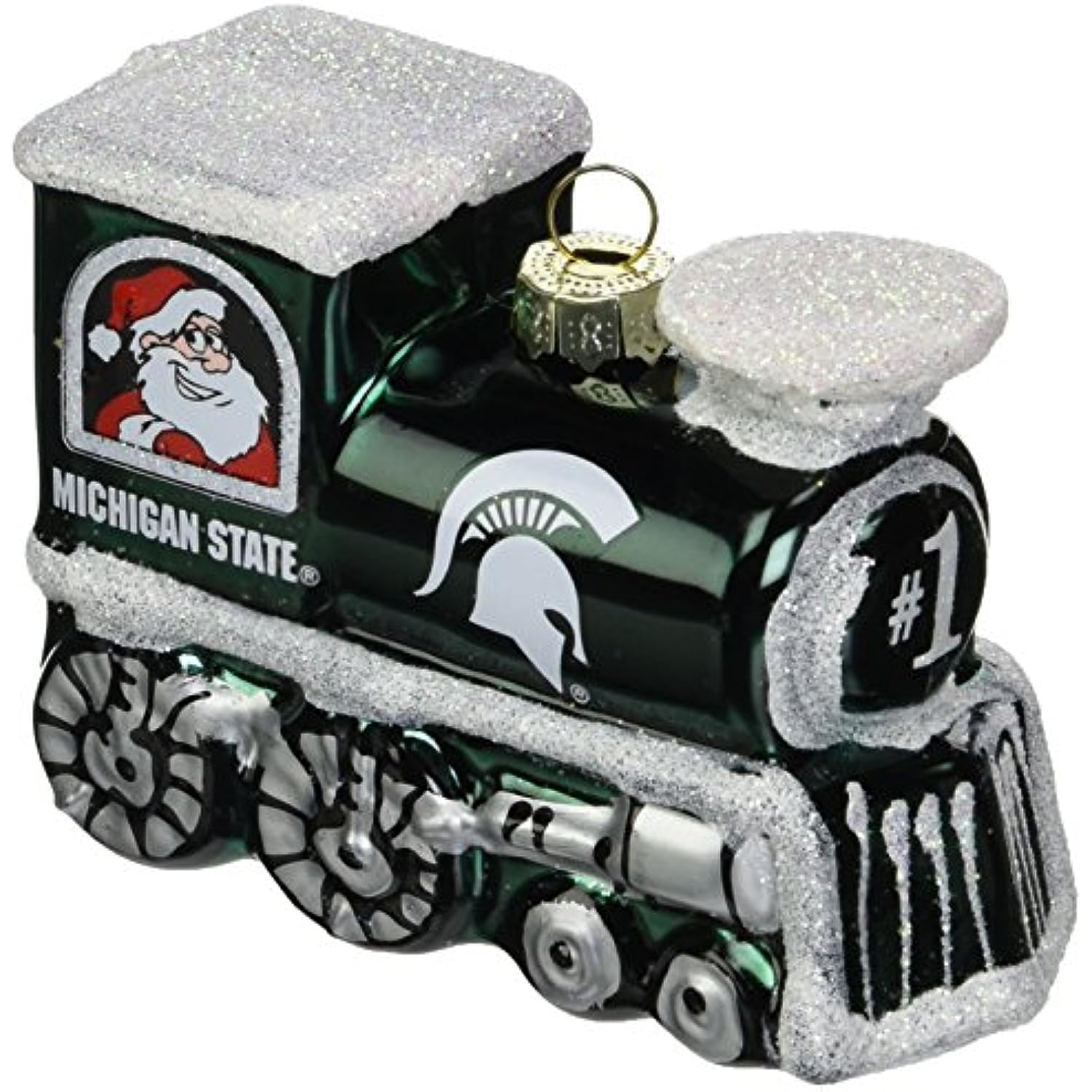 NCAA Michigan State Spartans Train Ornament