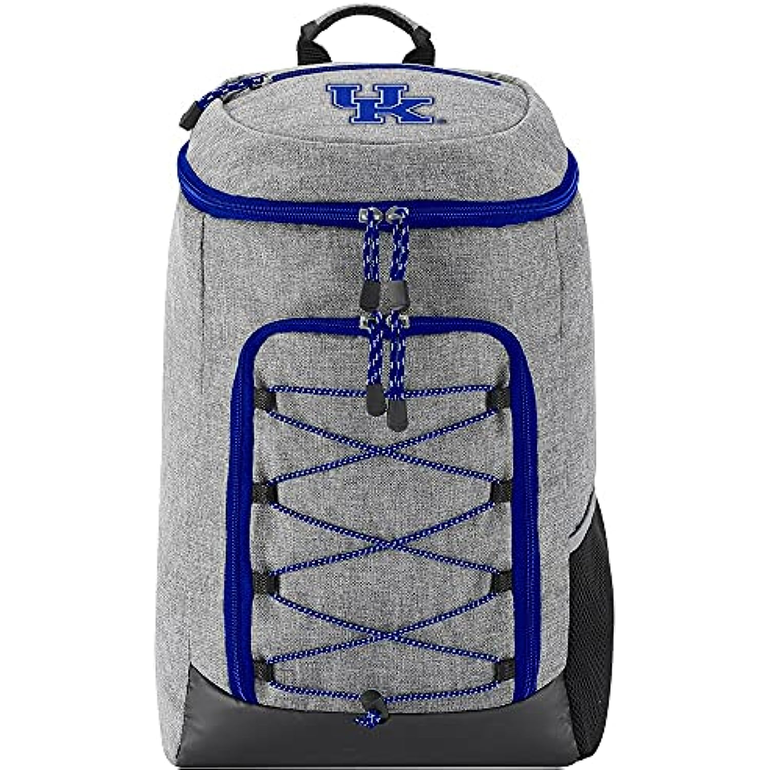Northwest Officially Licensed NCAA Competitor Top-Loader Backpack, Kentucky Wildcats, Heathered Gray with Team Color Drawstrings (University of Kentucky)