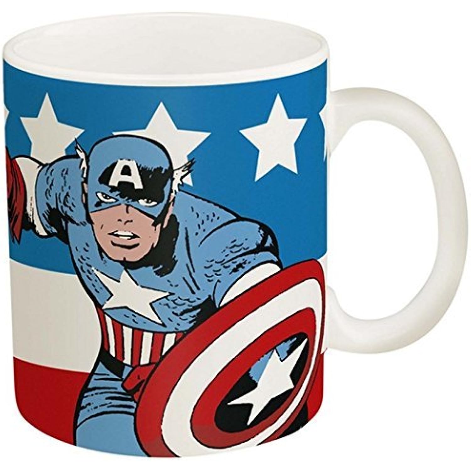Zak Designs Marvel Comics Captain America Coffee Cup, 11 oz