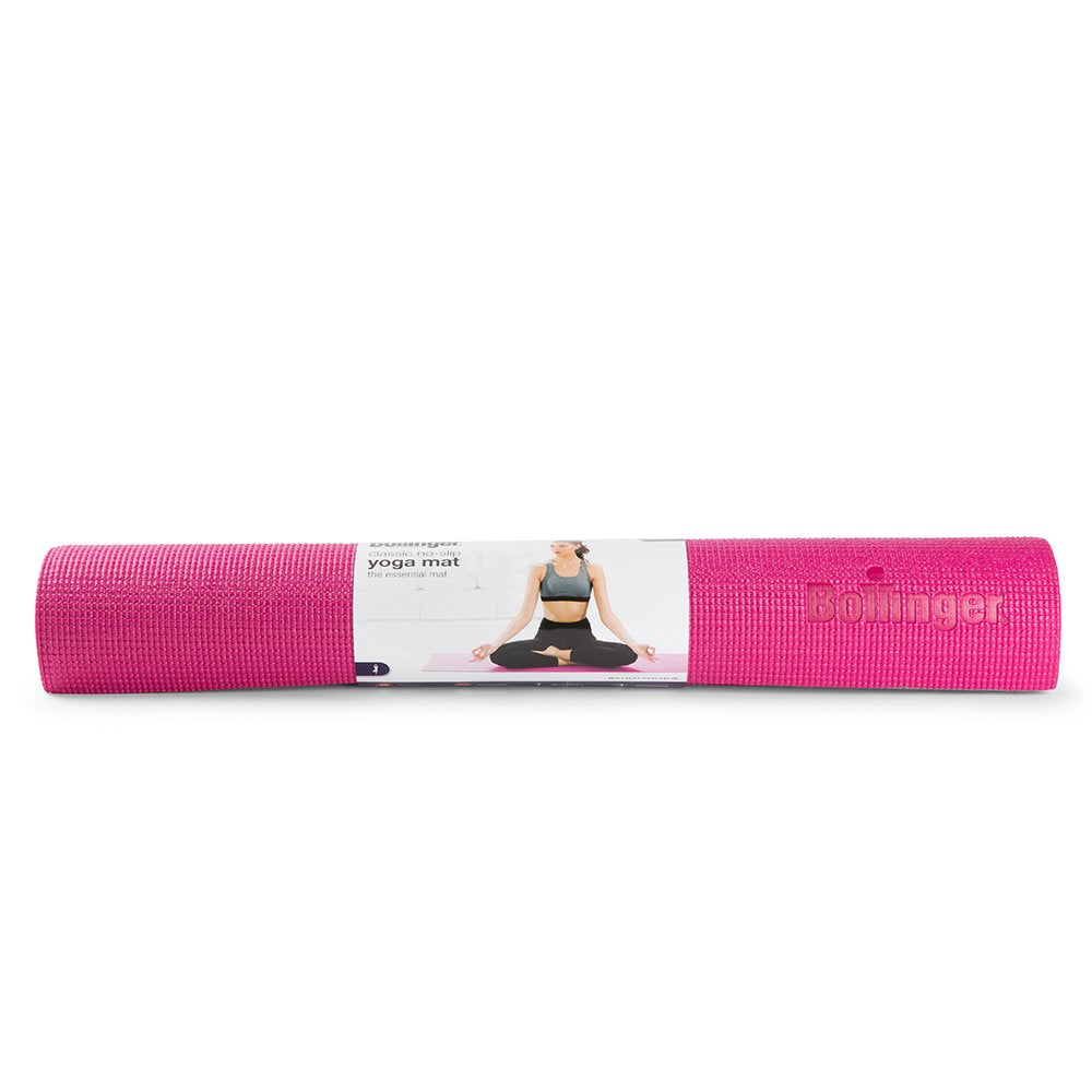 Bollinger Classic No-Slip Yoga Mat, Raspberry