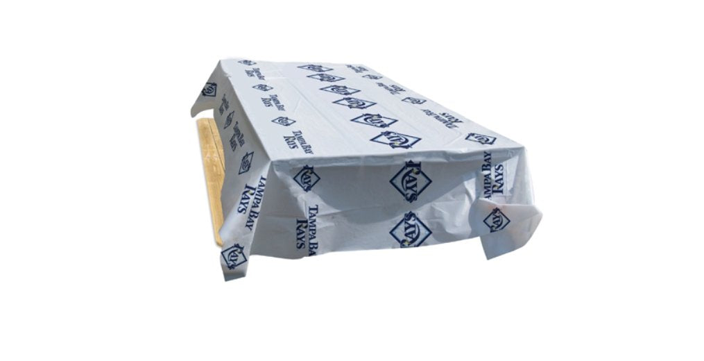 Rico Industries MLB Tampa Bay Rays Vinyl Table Cover, One Size, Team Colors