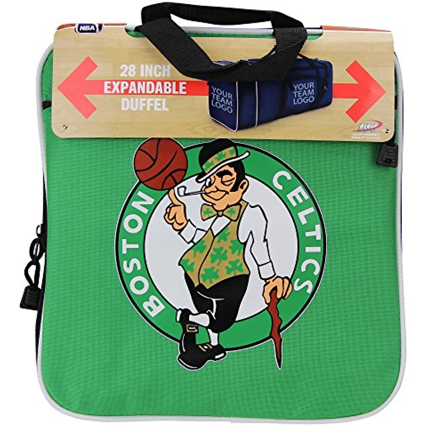 NBA Team Logo Extended Duffle Bag (Boston Celtics)