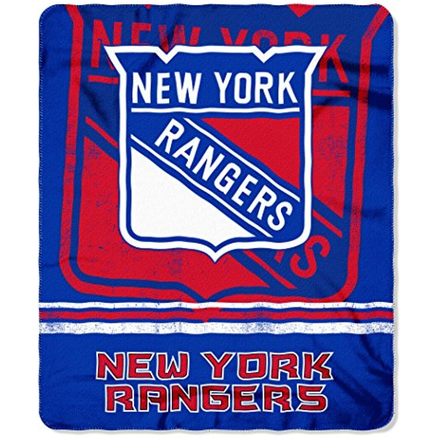 NY Rangers OFFICIAL National Hockey League, Fade Away 50x 60 Fleece Throw