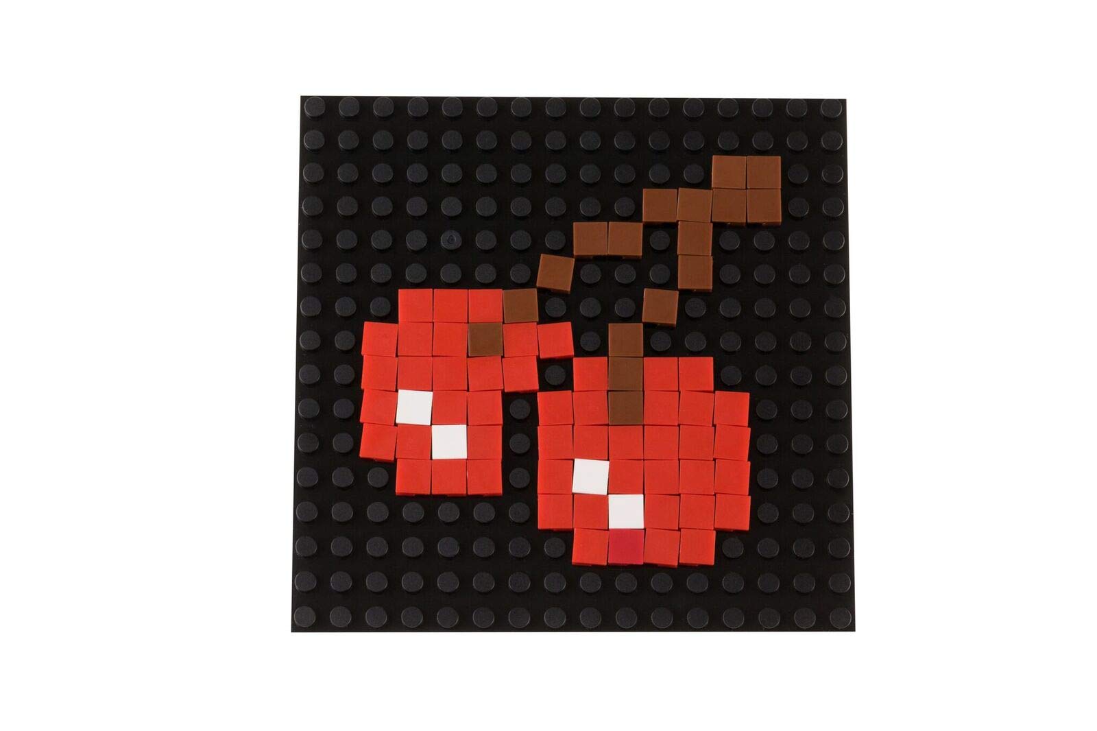 Strictly Briks Pac-Man & BANDAI NAMCO Entertainment Inc | Pac-Man 4-Pack Fruit Pixel Brick Building Set - 309 Pieces