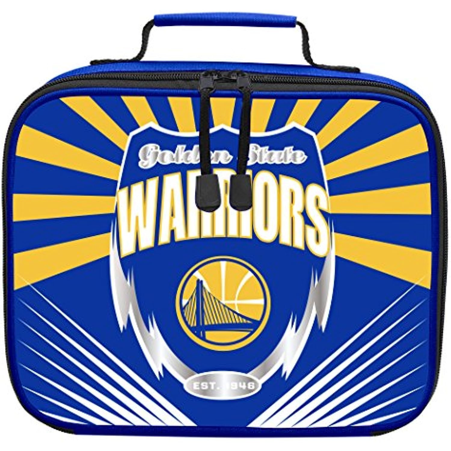 NBA Golden State Warriors "Lightning" Kids Lunch Kit, 10" x 8.5" x 3"