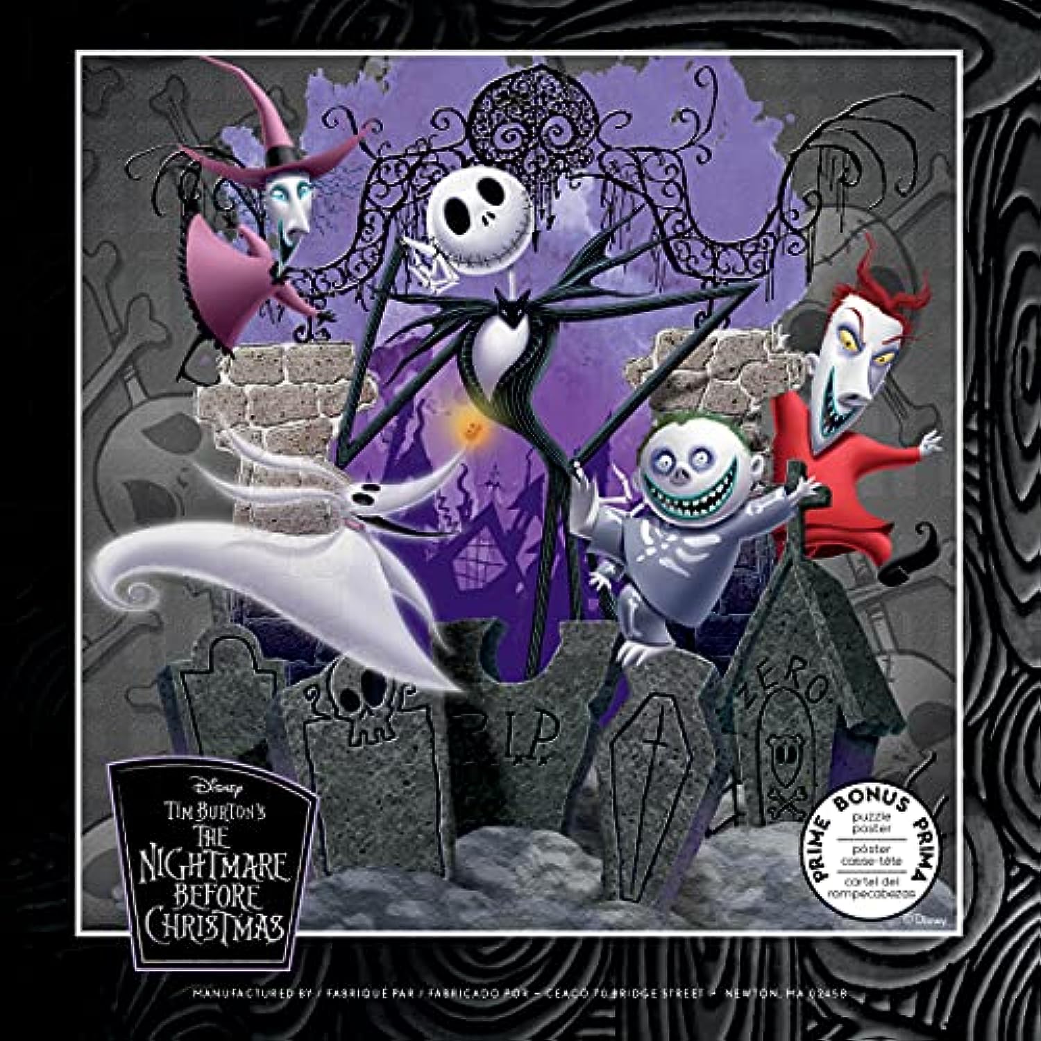 Ceaco - Disney - Nightmare Before Christmas - Nightmare Antics - Oversized 300 Piece Jigsaw Puzzle